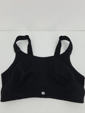Livi Active Black Supportive Sports Bra with Adjustable Straps